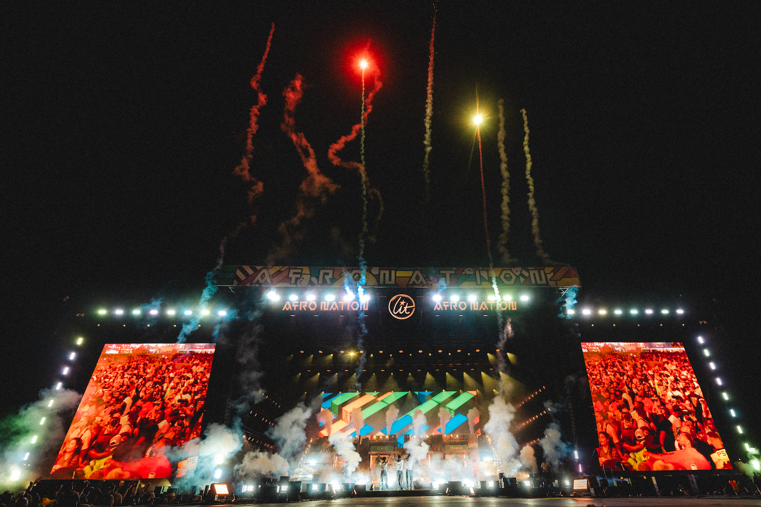 Afro Nation Lit Stage